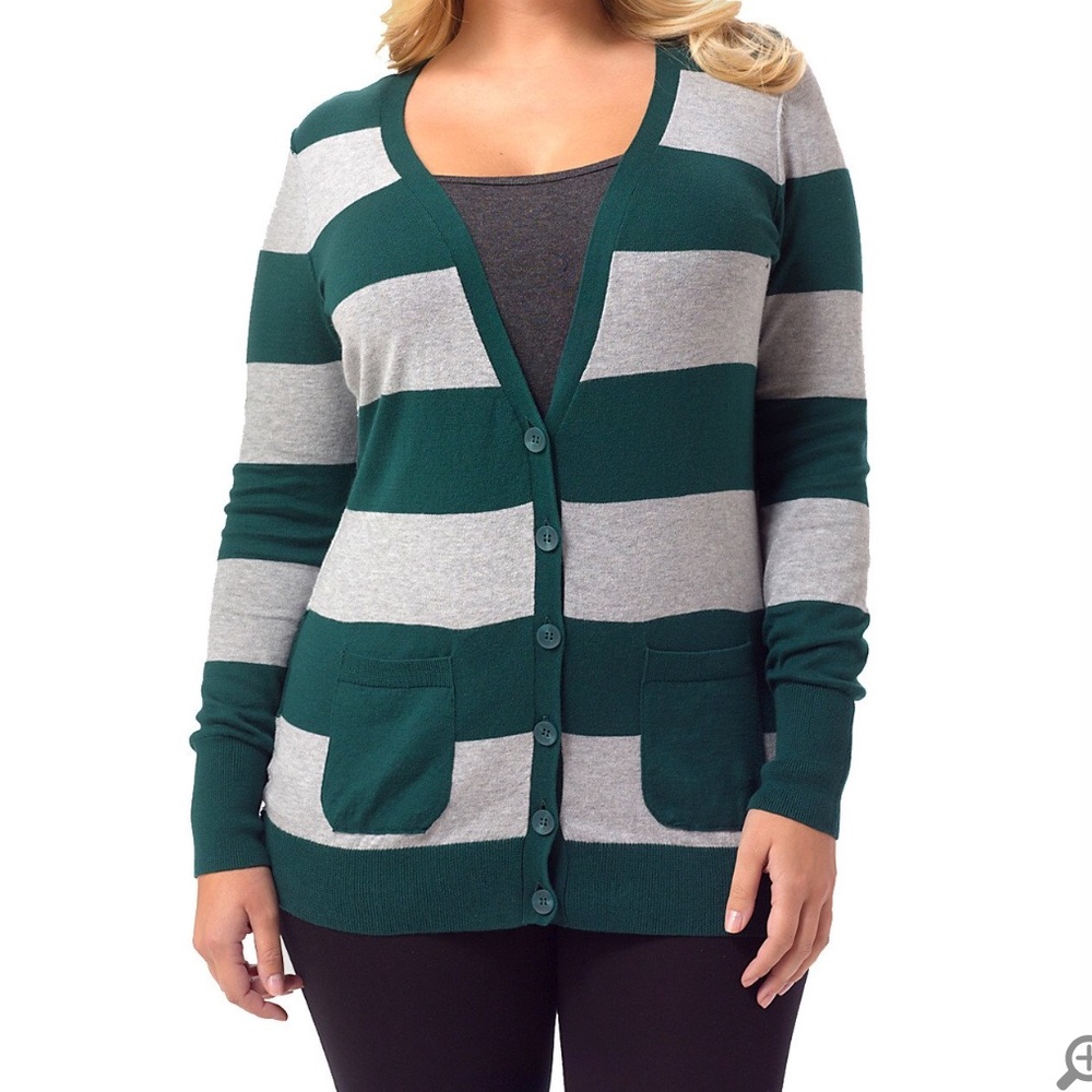 1x Halogen Elbow Patch Cardigan